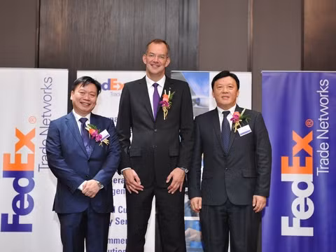 FedEx Trade Networks gia nhập tập đoàn FedEx vào năm 2000, vừa chính thức mở văn phòng tại Việt Nam. Ảnh: HM