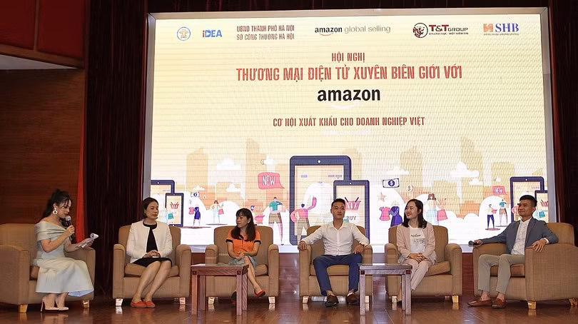 Hội thảo do Sở Công thương Hà Nội, Cục Thương mại điện tử và Kinh tế số (Bộ Công thương), Hiệp hội DNNVV Hà Nội, Amazon Global Selling, Tập đoàn T&T Group và Ngân hàng SHB phối hợp tổ chức.
