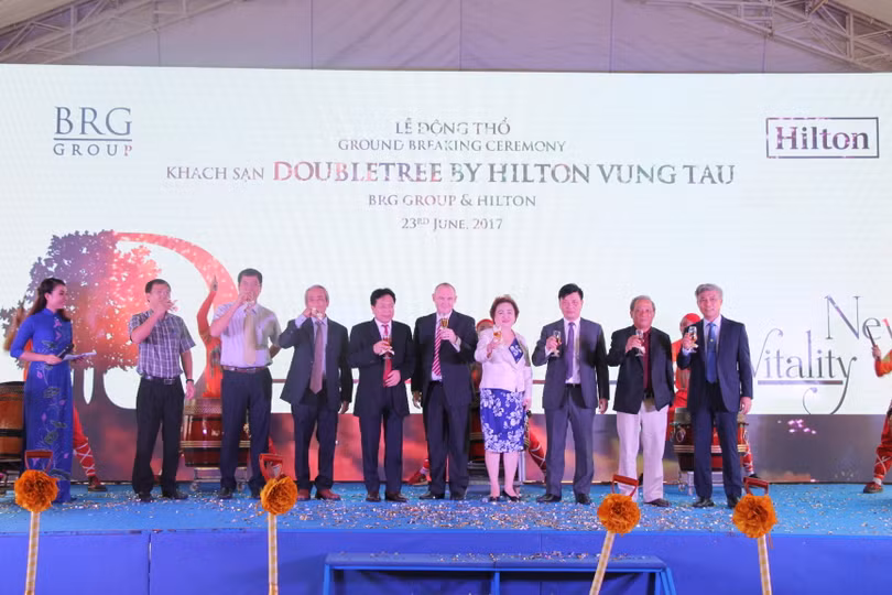 Lễ động thổ Dự án Khách sạn DoubleTree by Hilton Vũng Tàu - Ảnh: BRG