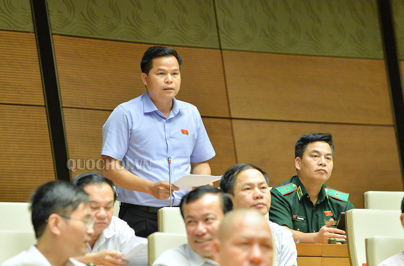 Đại biểu Bế Minh Đức , đoàn Cao Bằng - Ảnh: QH