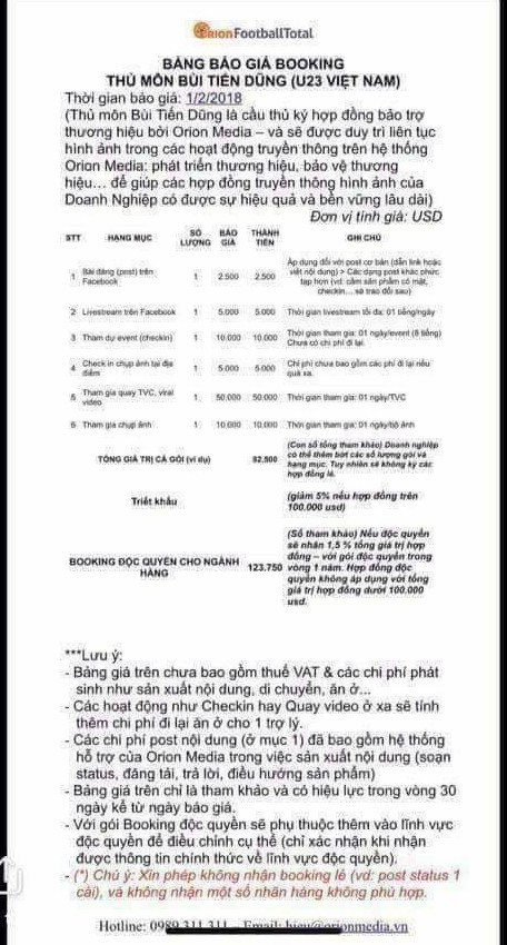Báo giá cát xê khủng của thủ môn Bùi Tiến Dũng, FLC Thanh Hóa nói gì ảnh 1