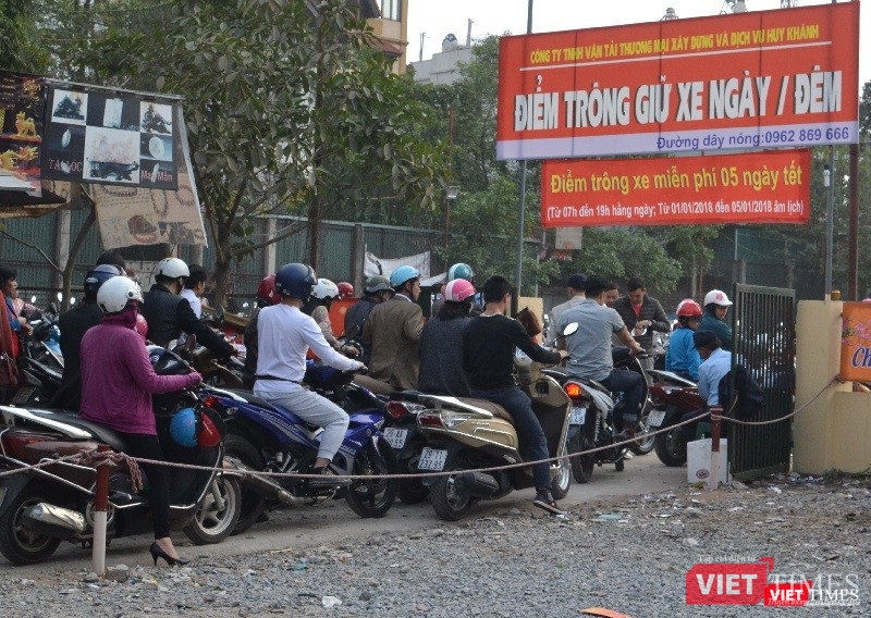 Điểm giữ xe luôn trong tình trạng quá tải