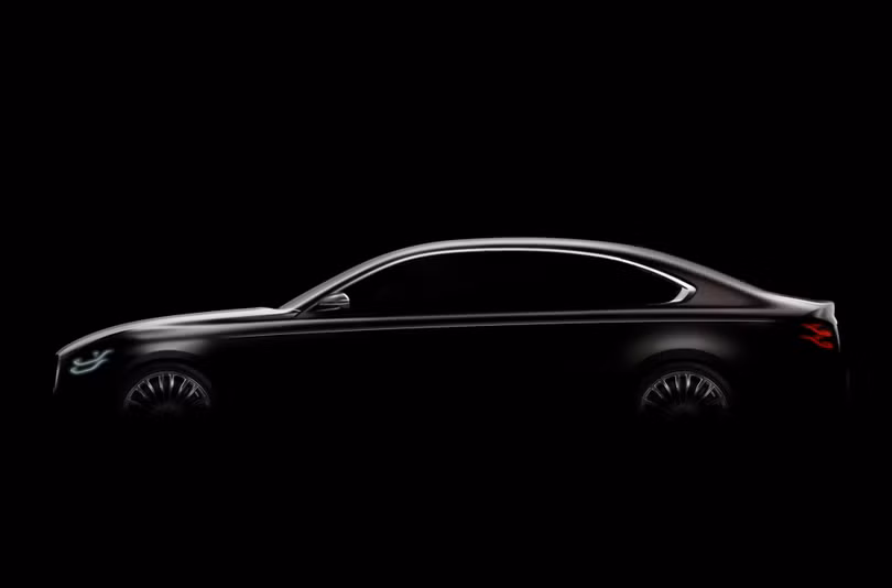 Hình ảnh tiết lộ về mẫu Kia K900 thế hệ mới vừa được hãng xe Hàn Quốc công bố (Ảnh: Kia)