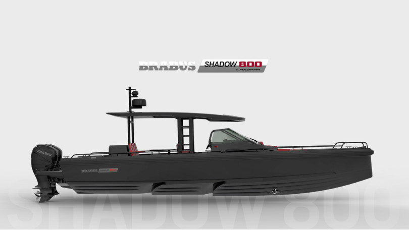 Brabus Shadow 800: Chiếc sedan thể thao trên biển ảnh 3