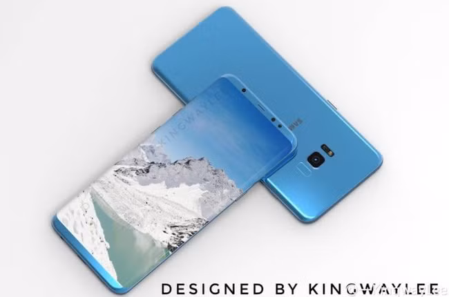 Ảnh dựng Galaxy S8 thiết kế bởi Kingway Lee (Nguồn: Weibo)