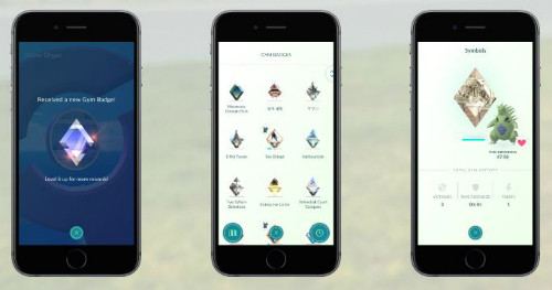 Dàn huy hiệu có thể nâng cấp của Gym. Dàn huy hiệu có thể nâng cấp của Gym.