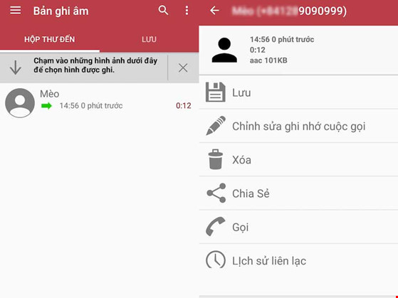 2 ứng dụng ghi âm cuộc gọi cho Android và iOS ảnh 1 2 ứng dụng ghi âm cuộc gọi cho Android và iOS ảnh 1