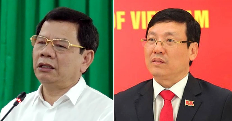 Chủ tịch tỉnh Quảng Ngãi Đặng Văn Minh và Chủ tịch tỉnh Vĩnh Phúc Lê Duy Thành