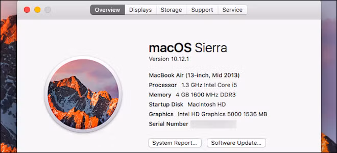 Cách tìm số serial của máy Mac ngay cả khi ở xa máy
