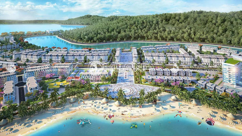 Các dự án Shophouse, Biệt thự nghỉ dưỡng của Đồi Rồng vẫn đang mở bán với lịch bàn giao vào năm 2024. Ảnh: Dragonoceandoson.