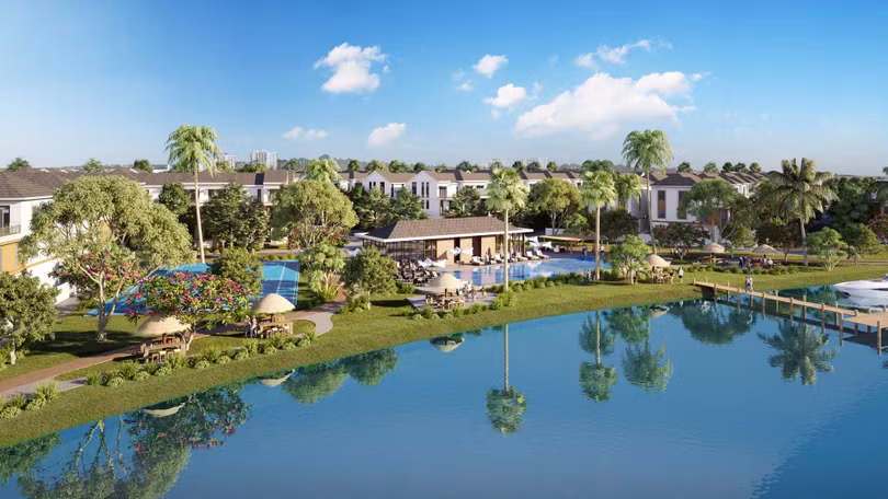 Tọa lạc tại tâm điểm các tuyến giao thông huyết mạch của Đồng Nai, khu đô thị sinh thái Aqua City đang thu hút giới đầu tư và người mua nhà ở