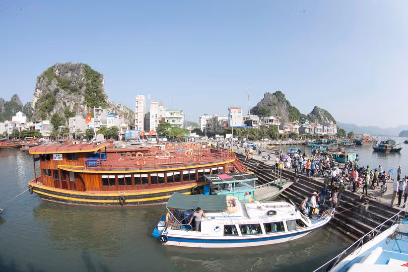 Một góc Cảng Vân Đồn. Nguồn: Báo Quảng Ninh