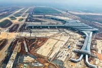 Hình ảnh ghi nhận tiến độ sân bay Long Thành đến 13/01/2026.