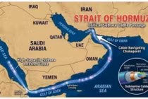 Eo biển Hormuz là điểm nghẽn điều hướng của tuyến cáp ngầm nối các nước vùng Vịnh với quốc tế. Ảnh: IFeng.