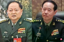 Hai ông Trương Hựu Hiệp (trái) và Lưu Chấn Lập (phải) đã bị Bộ Quốc phòng Trung Quốc thông báo bị điều tra. Ảnh: Zaobao.