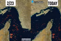 Iran tuyên bố phong tỏa eo Hormuz khiến tuyến vận tải dầu quốc tế quan trọng này tê liệt. Ảnh: TWZ.