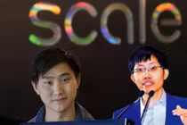 Uông Thao (trái) và Lương Văn Phong - hai đại diện tiêu biểu của nhân tài AI trẻ người Trung Quốc ở Mỹ và trong nước. Ảnh: Singtao.
