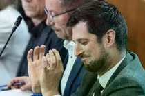 Ông Adrian Dolimont, Thủ hiến vùng Wallonia của Bỉ tuyên bố sẽ không cấp phép cho các thiết bị có thể tăng cường khả năng quân sự của Israel. Ảnh: Alamy.