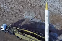 Hình ảnh tên lửa Sejil-2 của Iran. Ảnh: Getty.