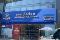 Ngân hàng Thái Tử (Prince Bank) của Trần Chí đã bị phía Campuchia tiếp quản. Ảnh: Cc-times.