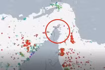 Sau khi Iran tuyên bố phong tỏa eo biển Hormuz, nơi này đã vắng bóng tàu qua lại. Ảnh: Newtalk.