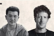 Sau khi bị Meta thâu tóm, ông chủ Manus Tiêu Hoằng (trái) sẽ là Phó chủ tịch Meta phụ trách kỹ thuật và sản phẩm liên quan đến AI agent. Ảnh: ABCNews.