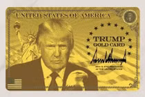 Mỹ đã thu được 1,3 tỷ USD nhờ bán "Thẻ vàng Trump" giá 1 triệu USD, nhưng mới chỉ cấp visa cho một người. Ảnh: Singtao.