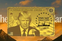 Thẻ vàng Trump được Mỹ phát hành để thu hút giới nhà giàu nước ngoài nhập cư. Ảnh: Getty.