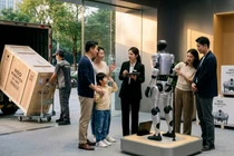 Hiện nay, người mua đã có thể dễ dàng mua được robot hình người của Unitree Robotics. Ảnh: QQnews.