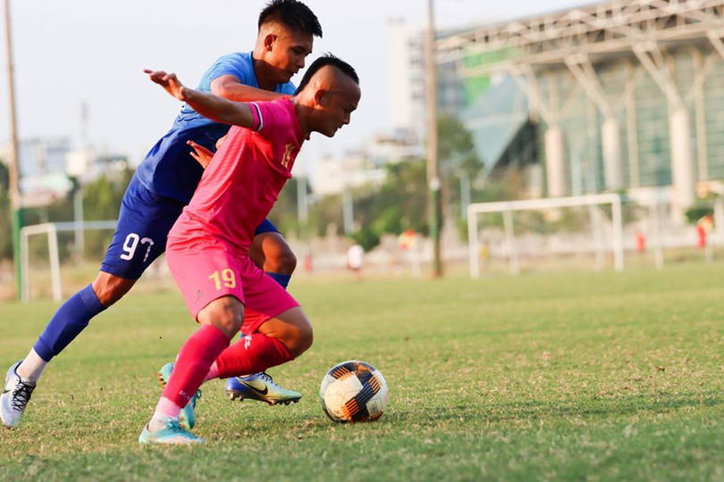 Sài Gòn FC đang chễm chệ vị trí thứ 2 BXH. Ảnh SGFC.