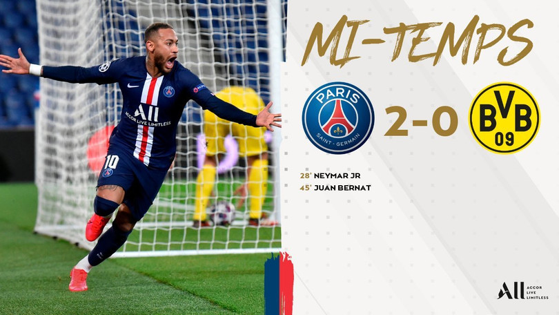 PSG đối mặt với vô vàn khó khăn khi phải chơi trong sân không khán giả, hay bất ngờ vắng chân sút Kylian Mbappe do bệnh viêm họng nhưng vẫn giành thắng lợi 2-0. Ảnh Getty