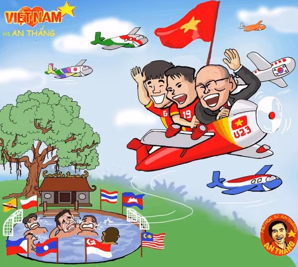 Mục tiêu của ông là vô địch SEA Games đưa Việt Nam tiến xa nhất ở vòng loại World Cup 2022 khu vực châu Á. (ảnh An Thắng)