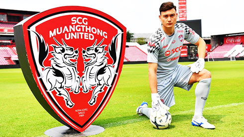Muangthong United (Thái Lan) bỏ ra nửa triệu đô để mời thủ môn tuyển quốc gia Đặng Văn Lâm sang thi đấu (ảnh CLB)