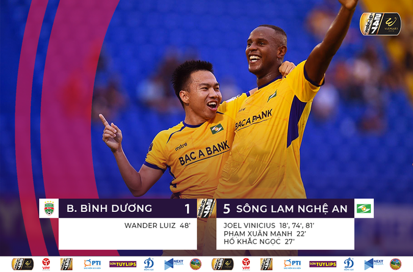 Vinicius quả là có duyên với sân Gò Đậu. Ảnh VPF.