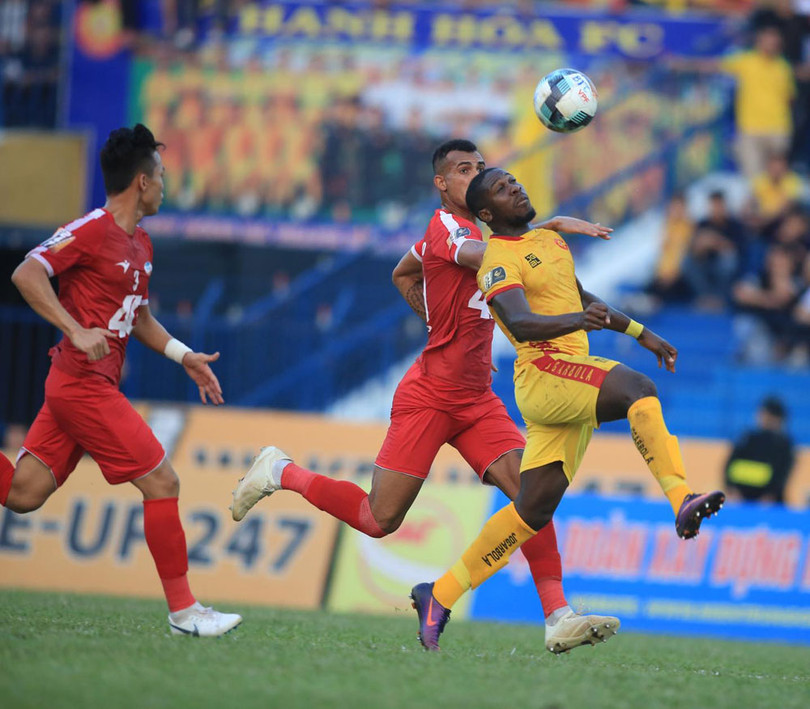 Rimario vẫn là niềm hy vọng số 1 của Thanh Hóa trong cuộc chiến trụ hạng. Ảnh VPF