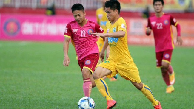 Thanh Hóa sứt mẻ nhiều lực lượng trong trận đấu với chủ nhà Sài Gòn. Ảnh THFC>