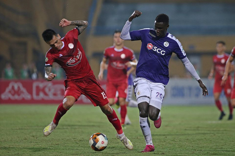 Ngoại binh Hà Nội cũng rất ấn tượng. Ảnh HNFC