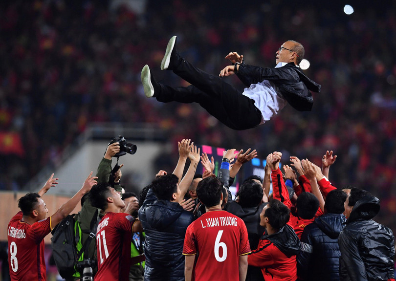 Nhiệm vụ của thầy trò ông Park là bảo vệ ngôi vô địch. Ảnh VNN