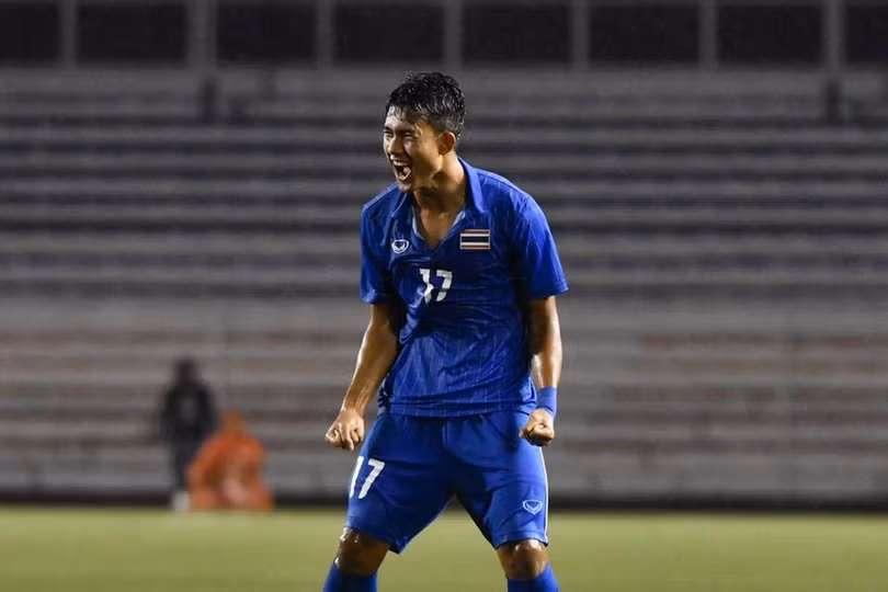 Với 4 bàn thắng cho được, cầu thủ 18 tuổi Suphanat đang có phong độ cao tại SEA Games 30. Ảnh VFF