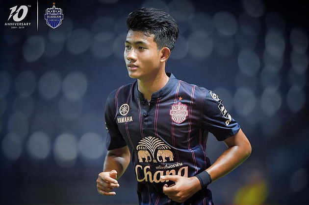 Trong mùa giải thứ 2 đá cho Buriam United, tiền đạo trẻ này đã có 1 bàn thắng sau 8 lần ra sân (ảnh CLB)