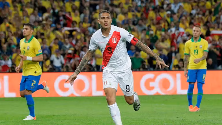 Duy nhất Peru chọc thủng lưới chủ nhà Brazil tại Copa America 2019 (ảnh AP)