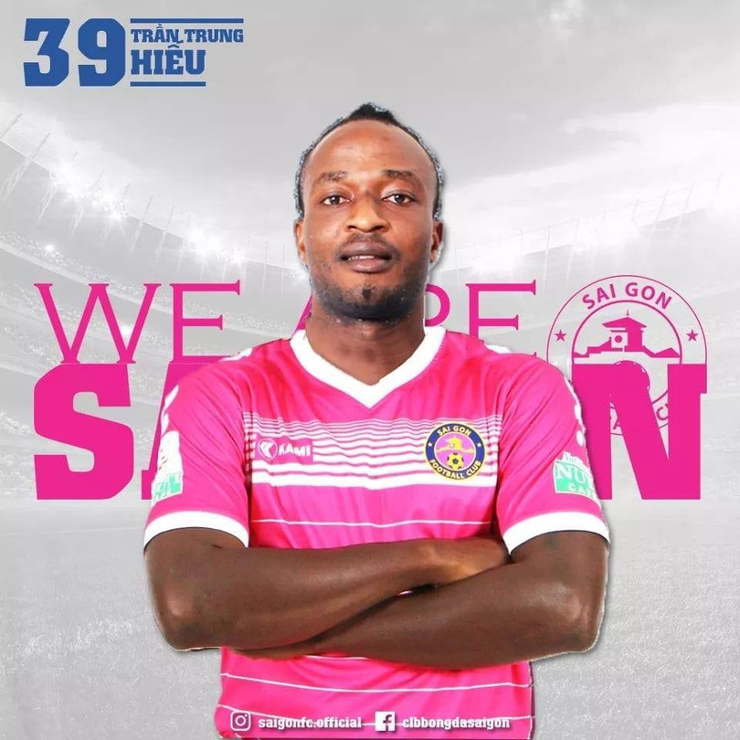 Trung Hiếu (Kizito) có cú đúp bàn thắng giữ lại 1 điểm cho Sài Gòn (fb CLB SG) Trung Hiếu (Kizito) có cú đúp giữ lại 1 điểm cho Sài Gòn