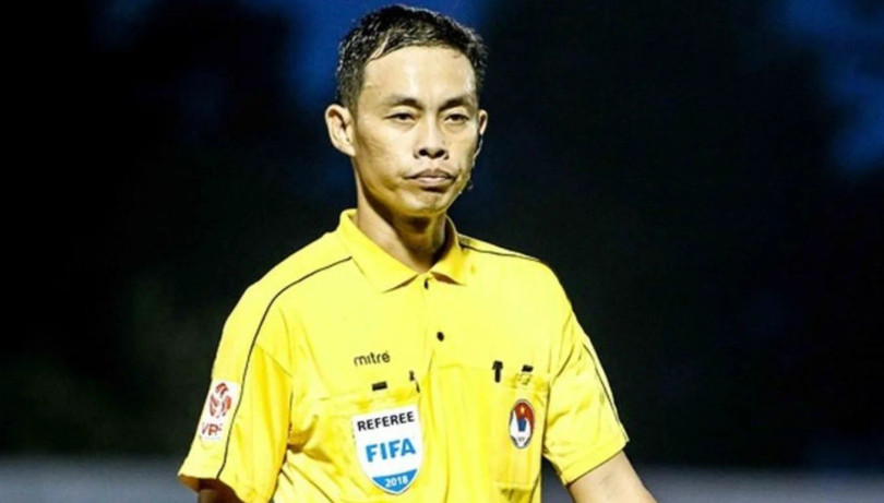 Duy nhất, trọng tài FIFA Ngô Duy Lân đạt đẳng cấp Elite. Ảnh VFF