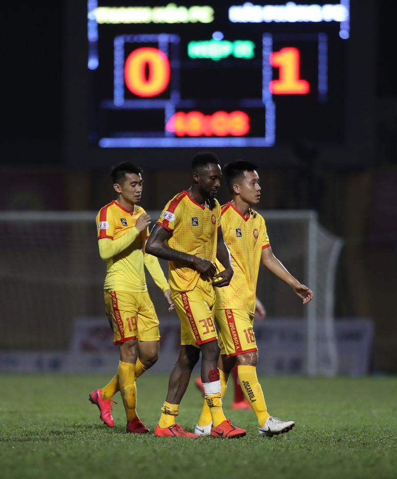 Thanh Hóa đang có chuỗi 13 trận chỉ hòa và thua (2 hòa, 11 thua). Ảnh VPF Thanh Hóa đang có chuỗi 13 trận chỉ hòa và thua (2 hòa, 11 thua). Ảnh VPF