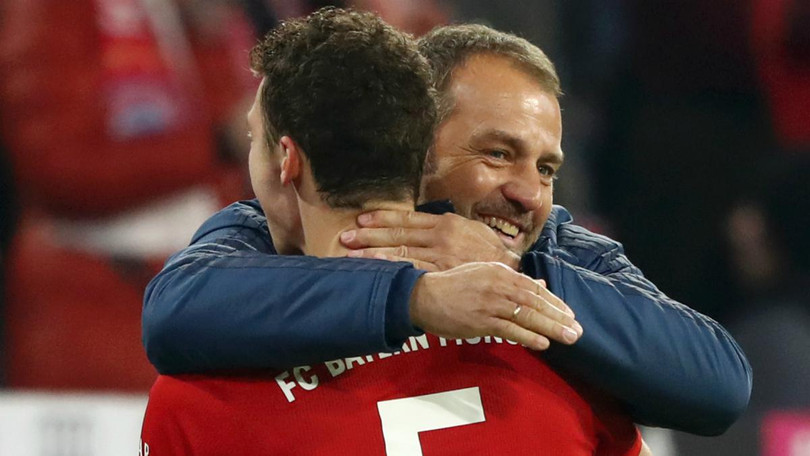 Flick đã từng là trợ lý cho HLV Joachim Loew tại đội tuyển Đức trong giai đoạn từ 2006 - 2014. Ảnh CLB