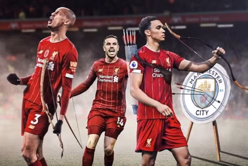 Khoảng cách giữa Liverpool và Man City giờ đã là 25 điểm. Ảnh AP Khoảng cách giữa Liverpool và Man City giờ đã là 25 điểm. Ảnh AP