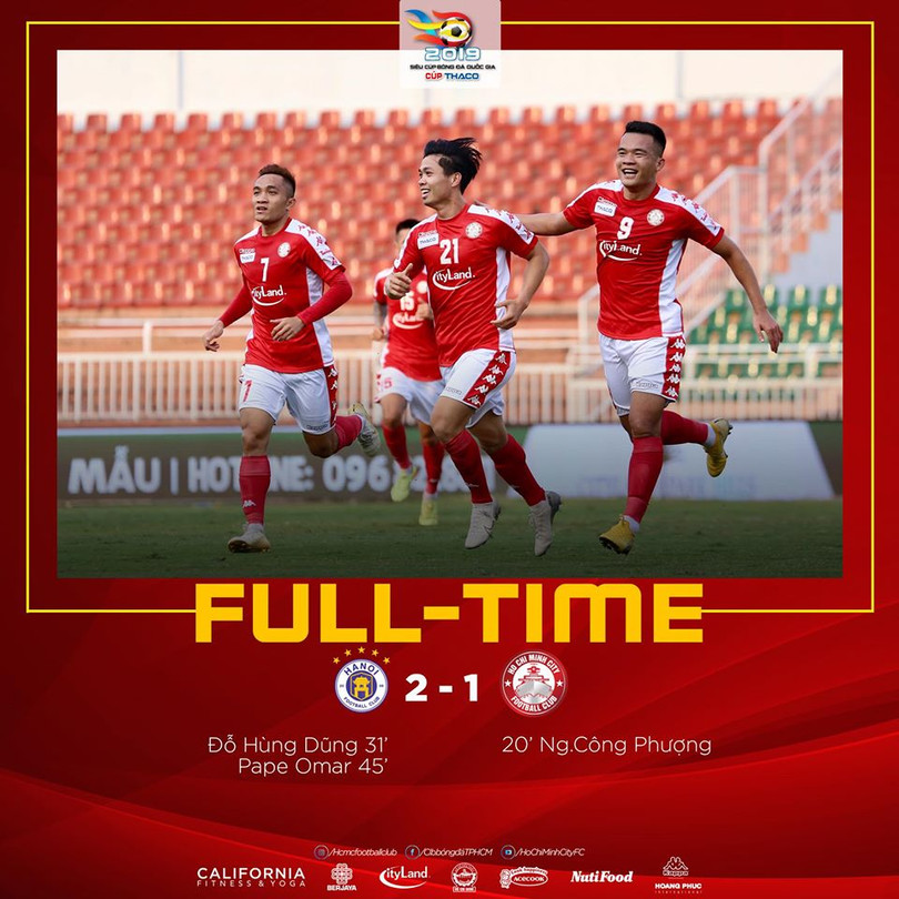 Mỗi Công Phượng và Phi Sơn đã không thể tạo nên chiến thắng. Ảnh TPHCM