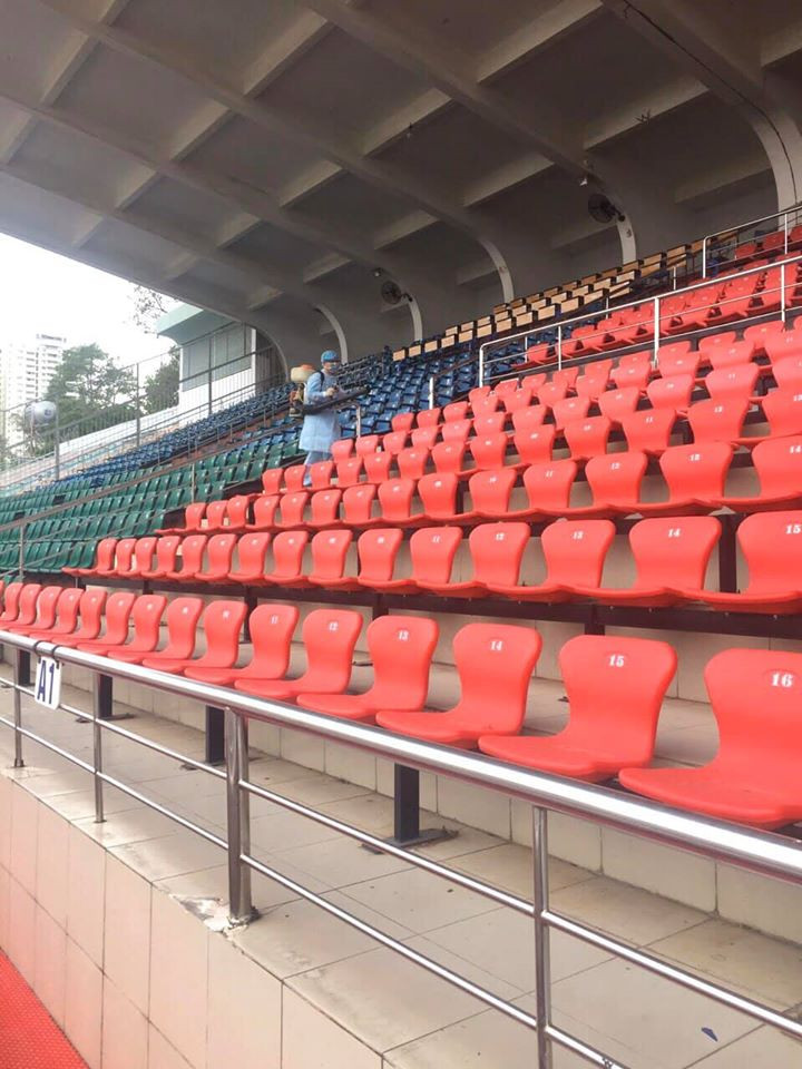 SLNA thiệt thòi khi thi đấu không có khán giả. Ảnh SGFC