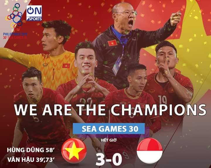 Chúng ta là nhà vô địch. Ảnh AT