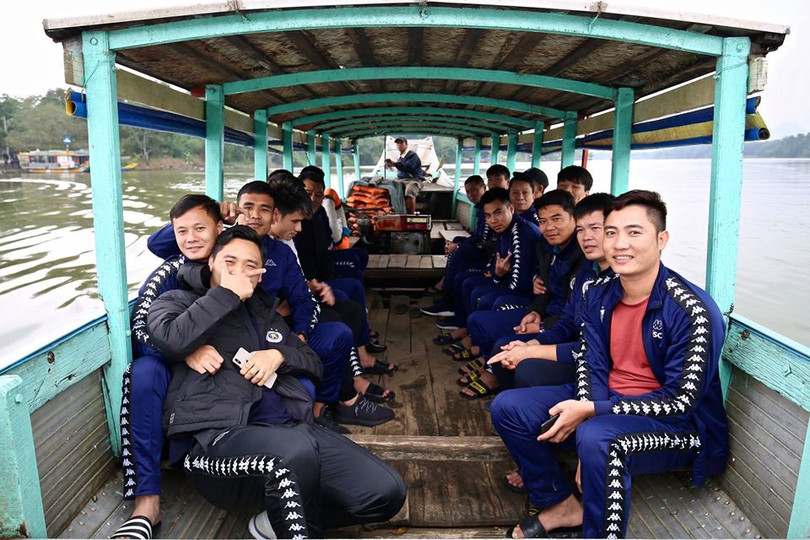 Phút thư giãn. Ảnh HNFC